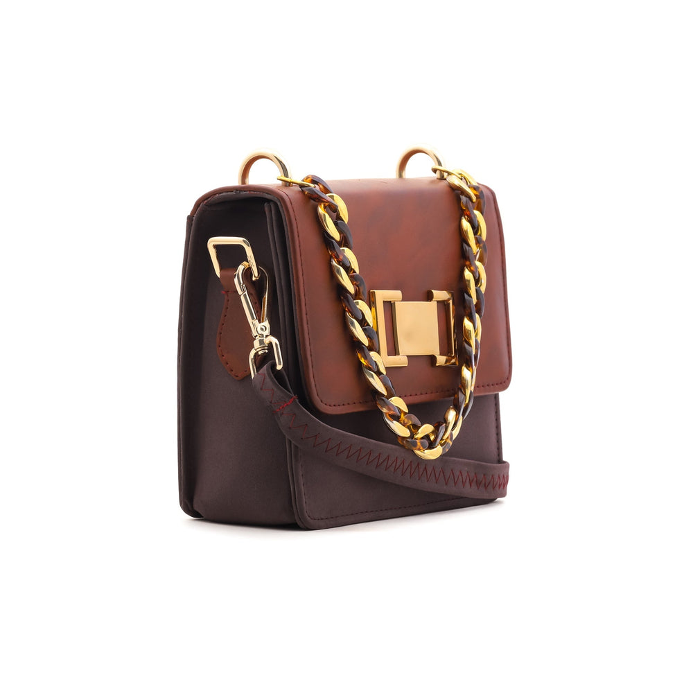 Brown Formal Shoulder Bag P54307