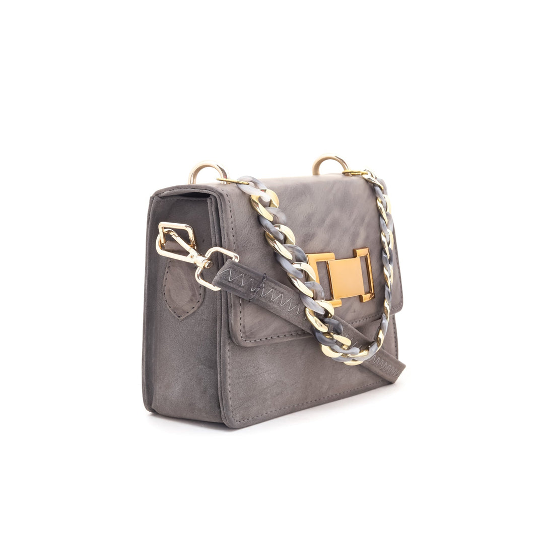 Grey Formal Shoulder Bag P54307