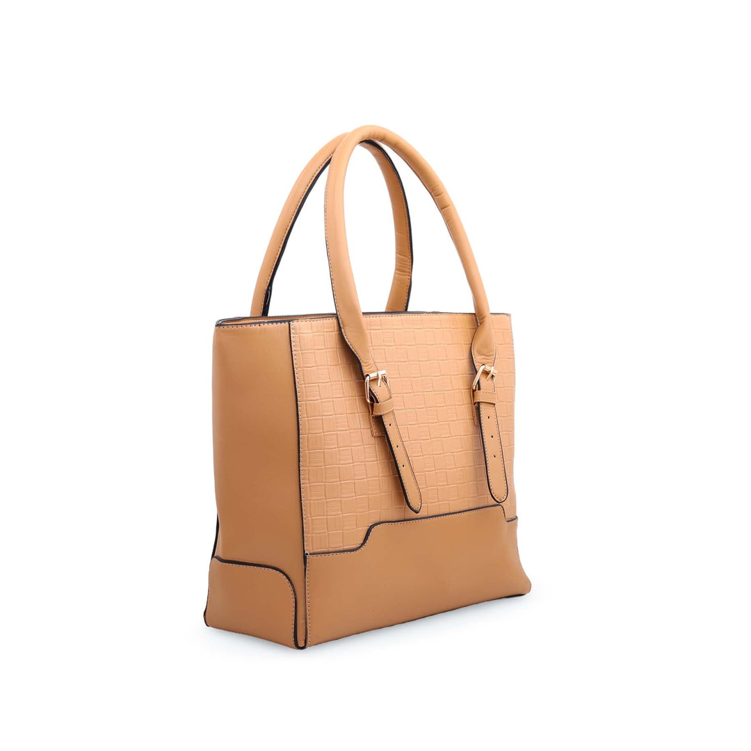 Beige Formal Hand Bag P54384