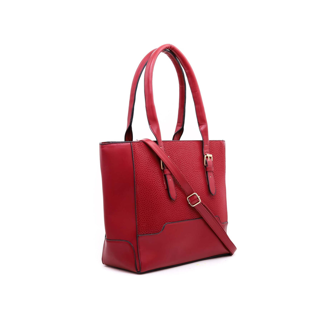 Maroon Formal Hand Bag P54385