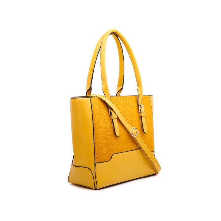 Yellow Formal Hand Bag P54385