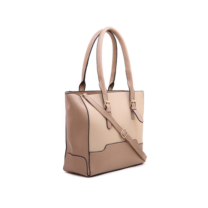 Beige Formal Hand Bag P54385