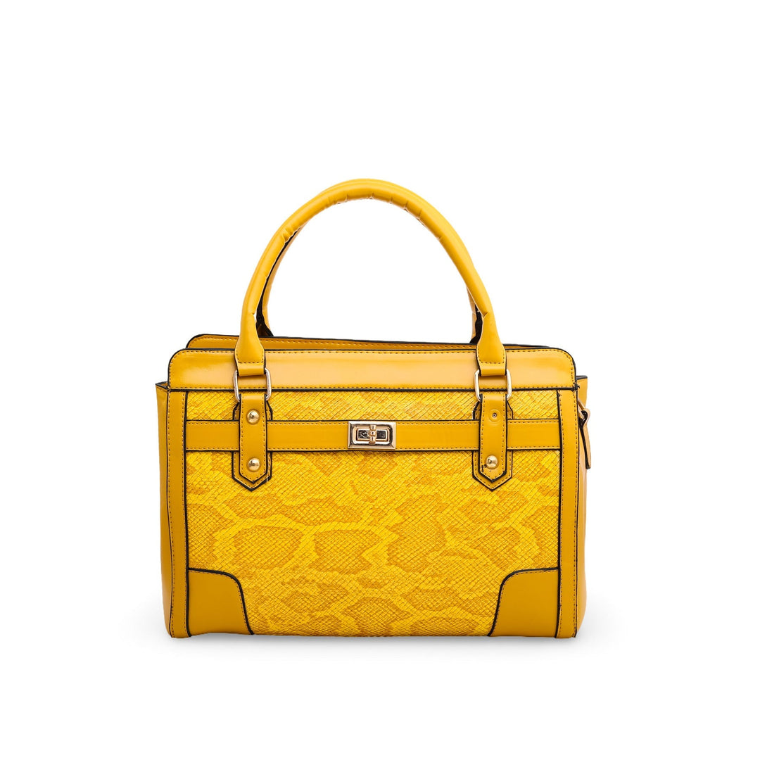 Yellow Formal Hand Bag P54388