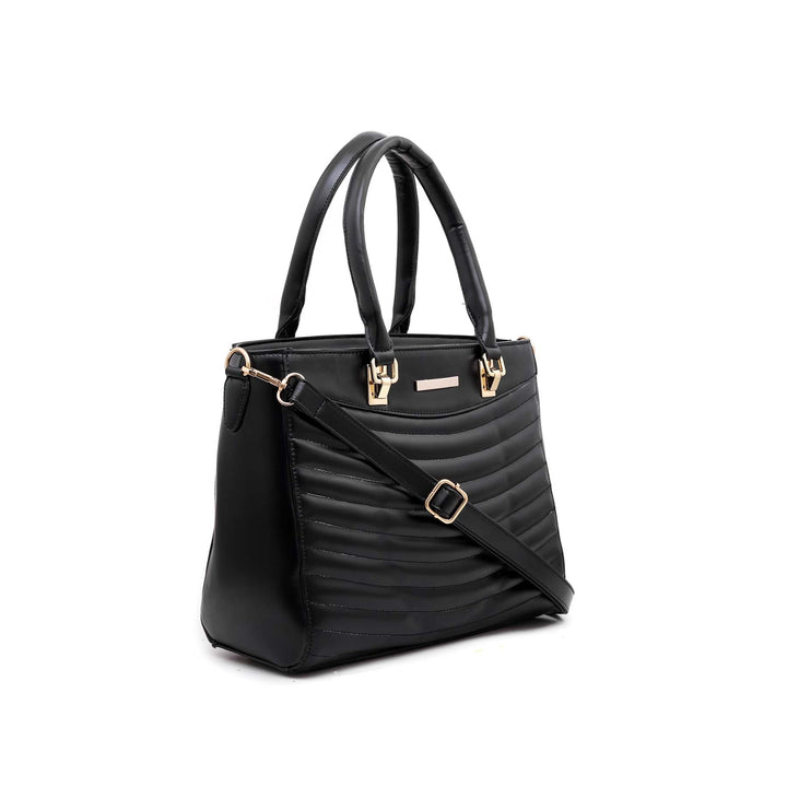 Black Formal Hand Bag P54536