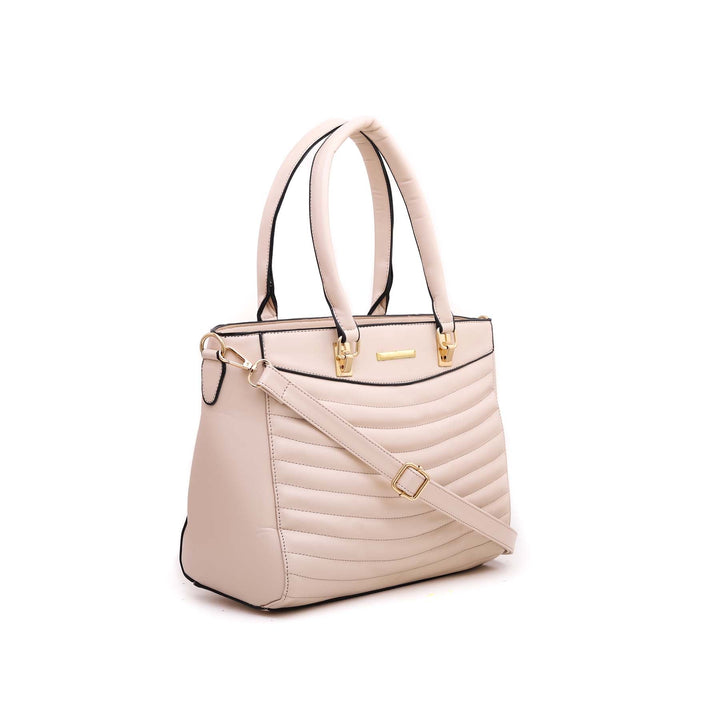 Cream Formal Hand Bag P54536