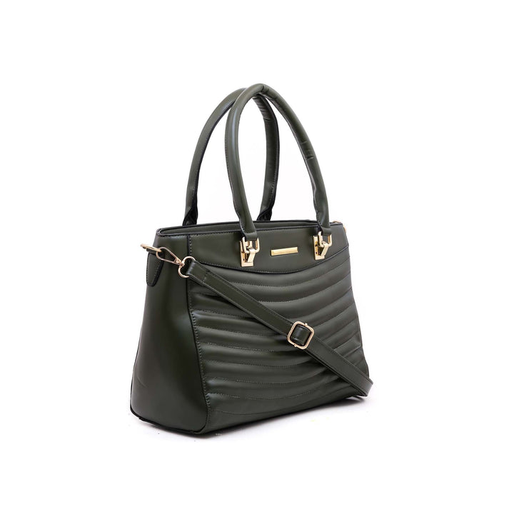 Green Formal Hand Bag P54536