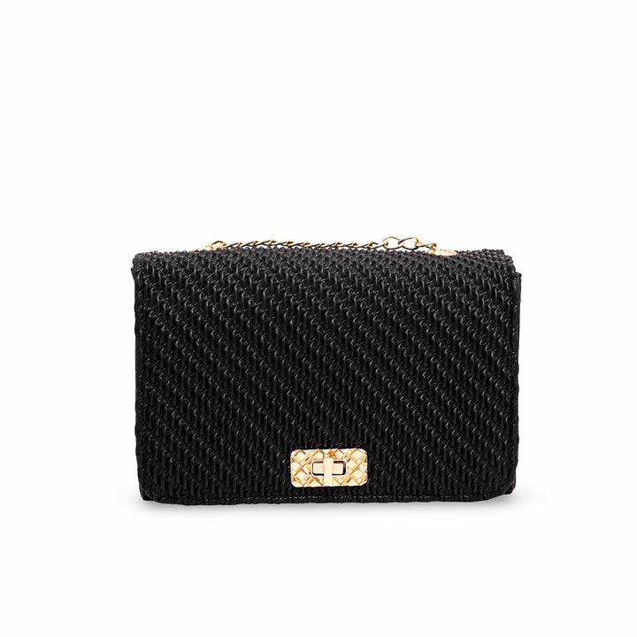 Black Formal Shoulder Bag P54541