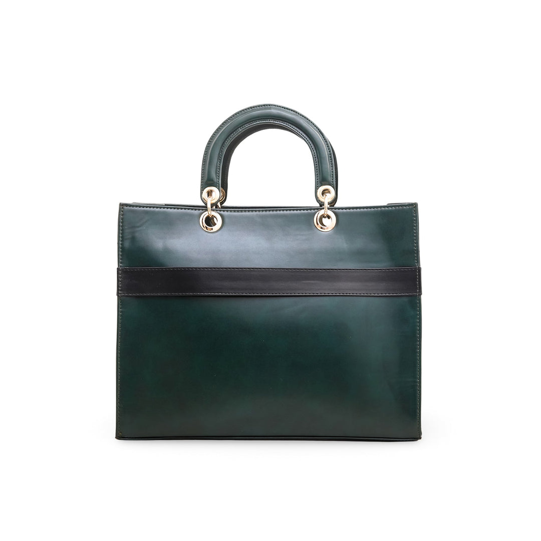 Green Formal Hand Bag P54579