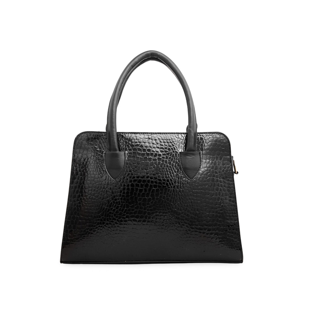 Black Formal Hand Bag P54597