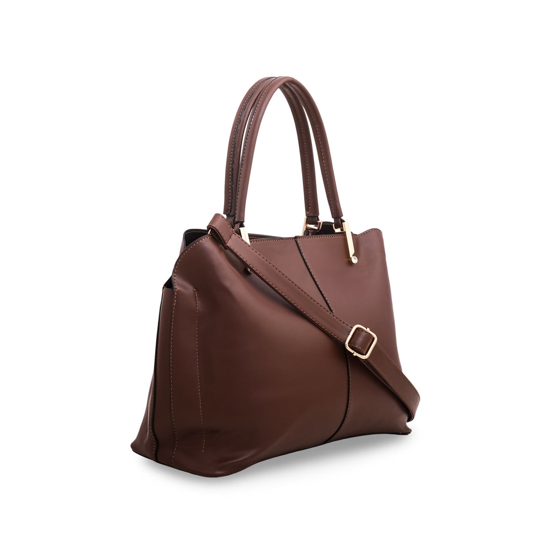 Brown Formal Hand Bag P54598