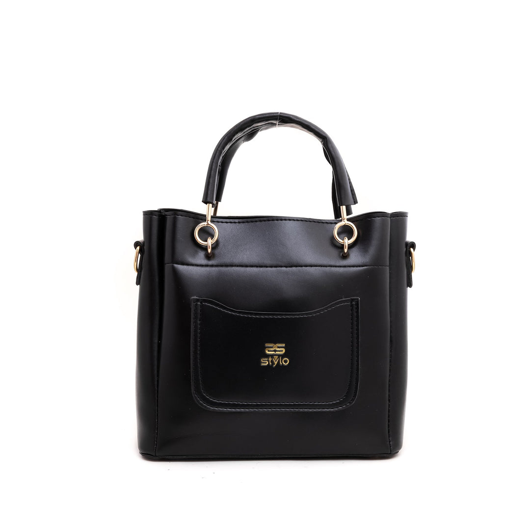 Black Formal Hand Bag P55301