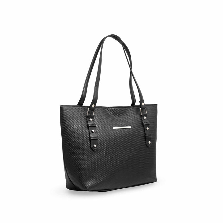 Black Tote Hand Bag P55375