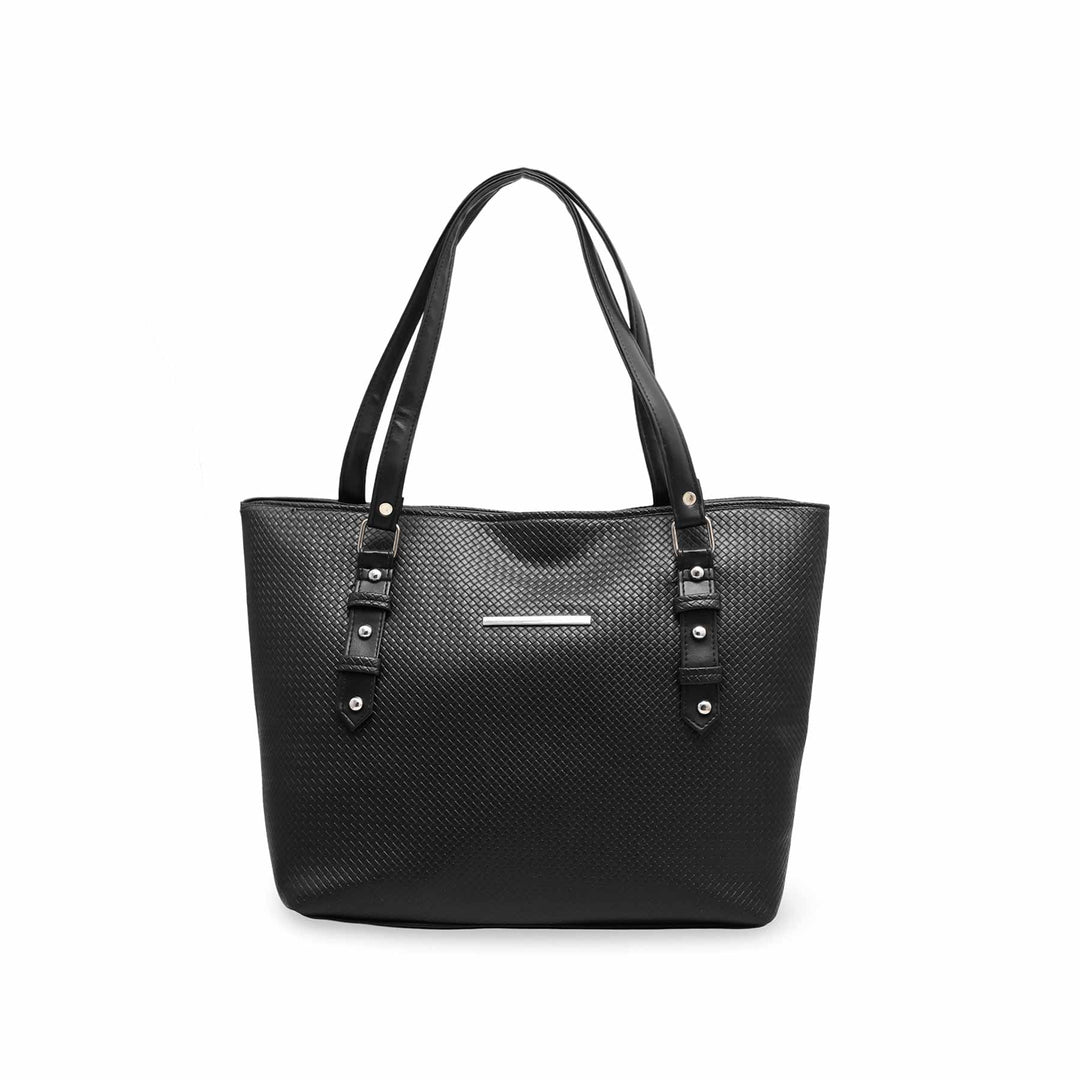 Black Tote Hand Bag P55375