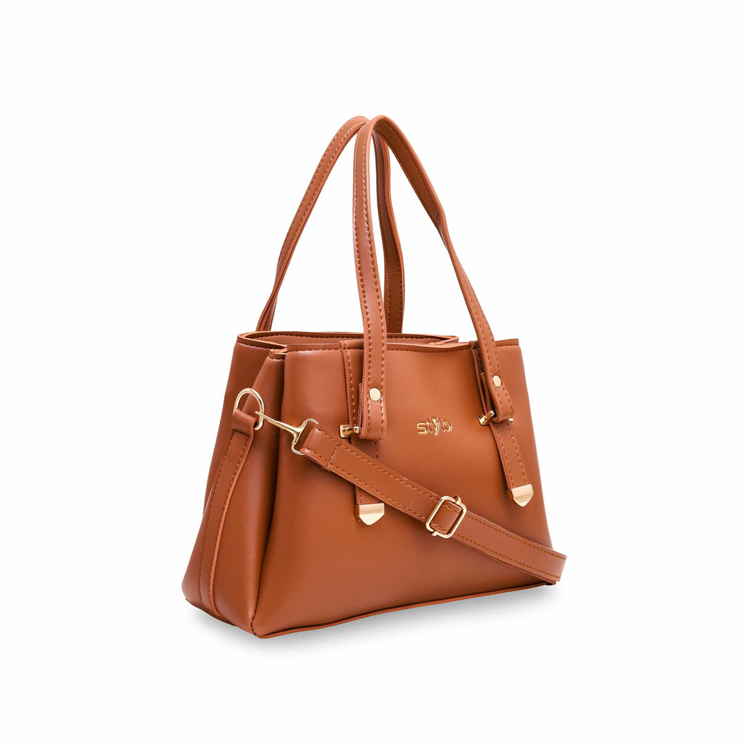 Brown Formal Hand Bag P55380