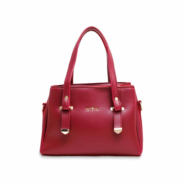 Maroon Formal Hand Bag P55380