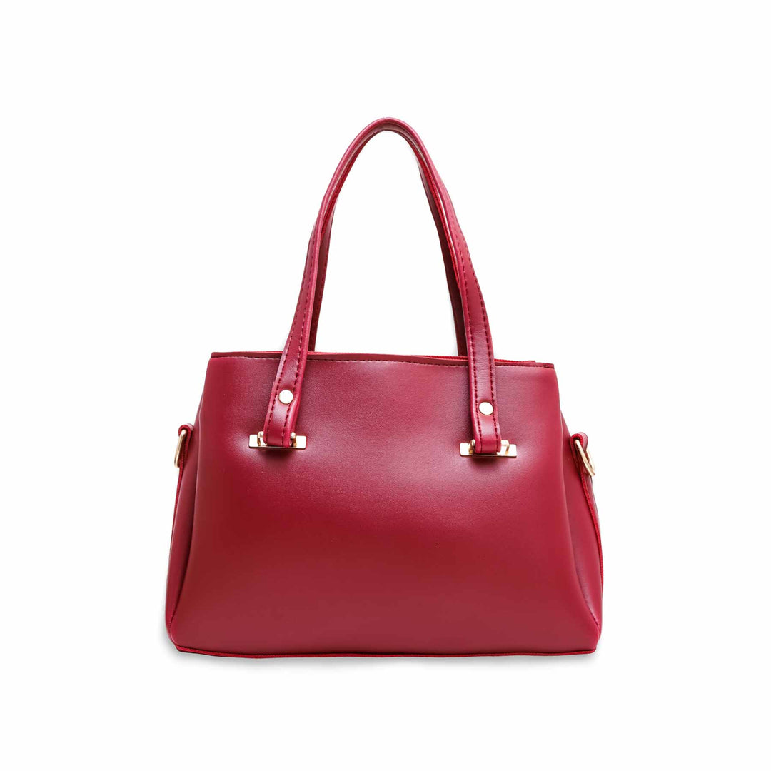 Maroon Formal Hand Bag P55380