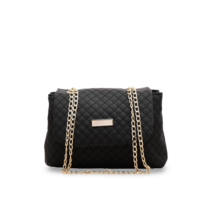 Black Casual Shoulder Bag P55447