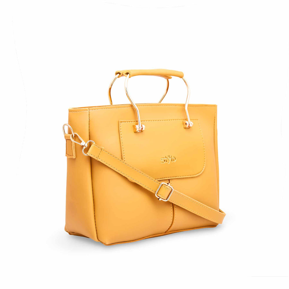 Yellow Formal Hand Bag P55475