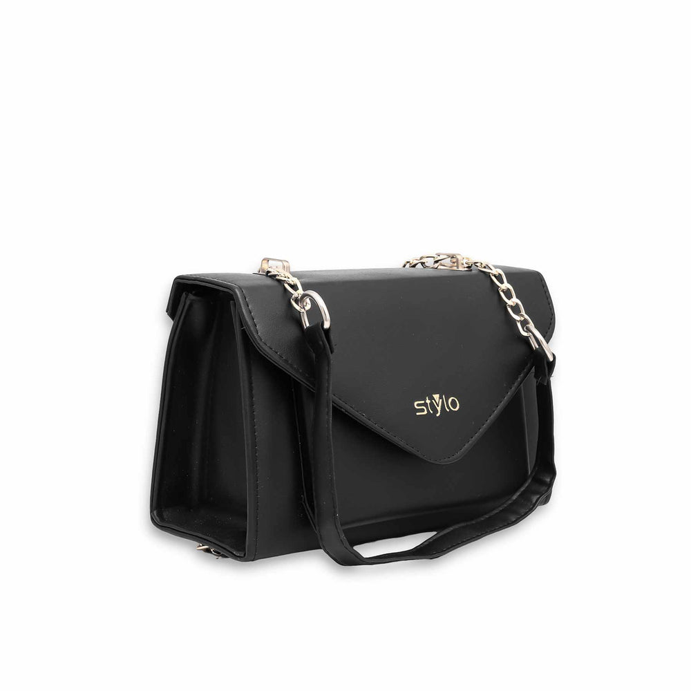 Black Casual Shoulder Bag P55480