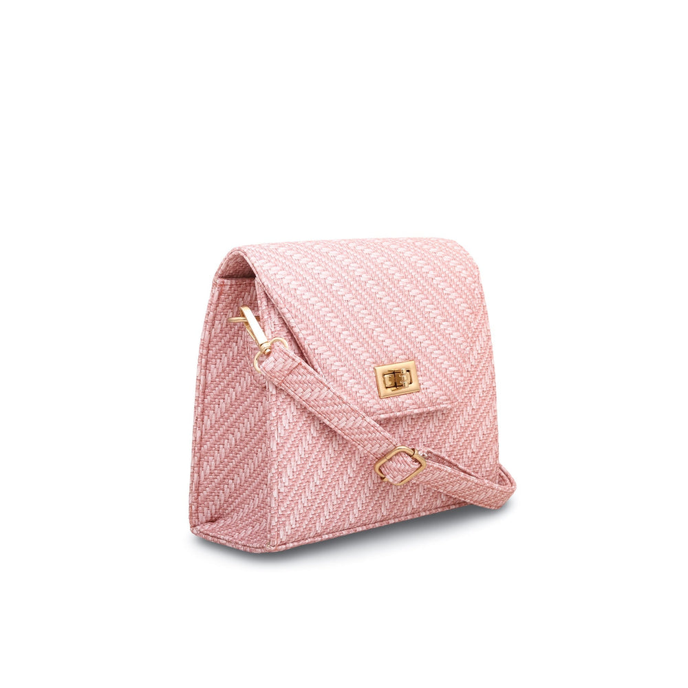 Pink Casual Crossbody Bag P55521