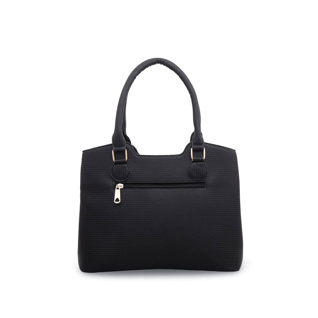 Black Formal Hand Bag P55554