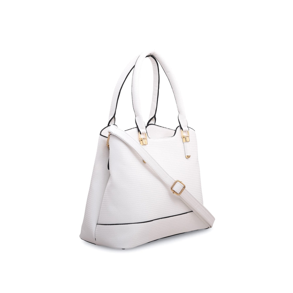 White Formal Hand Bag P55554