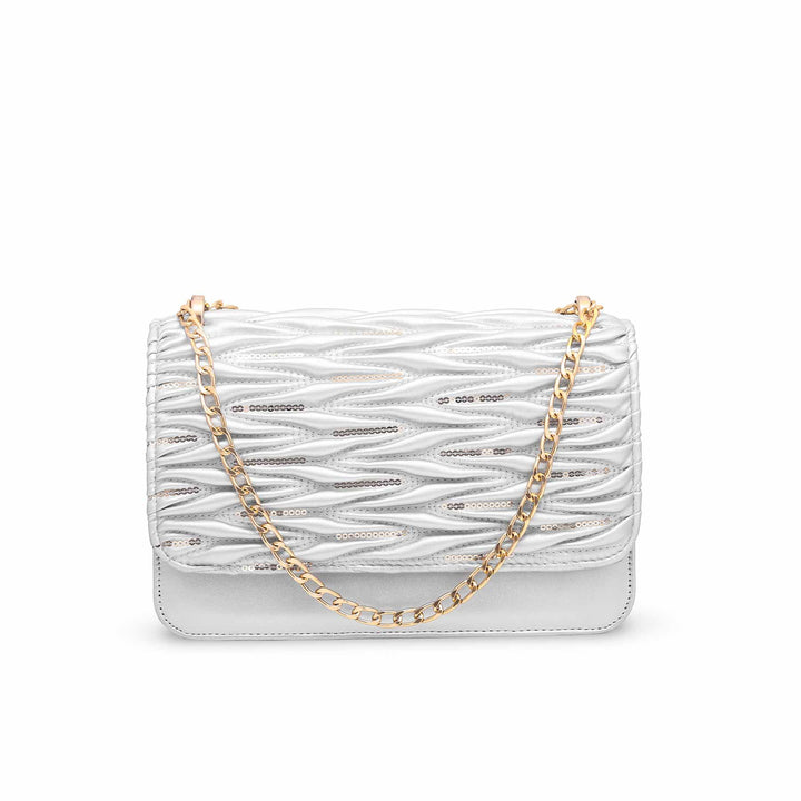 Silver Formal Hand Bag P55567