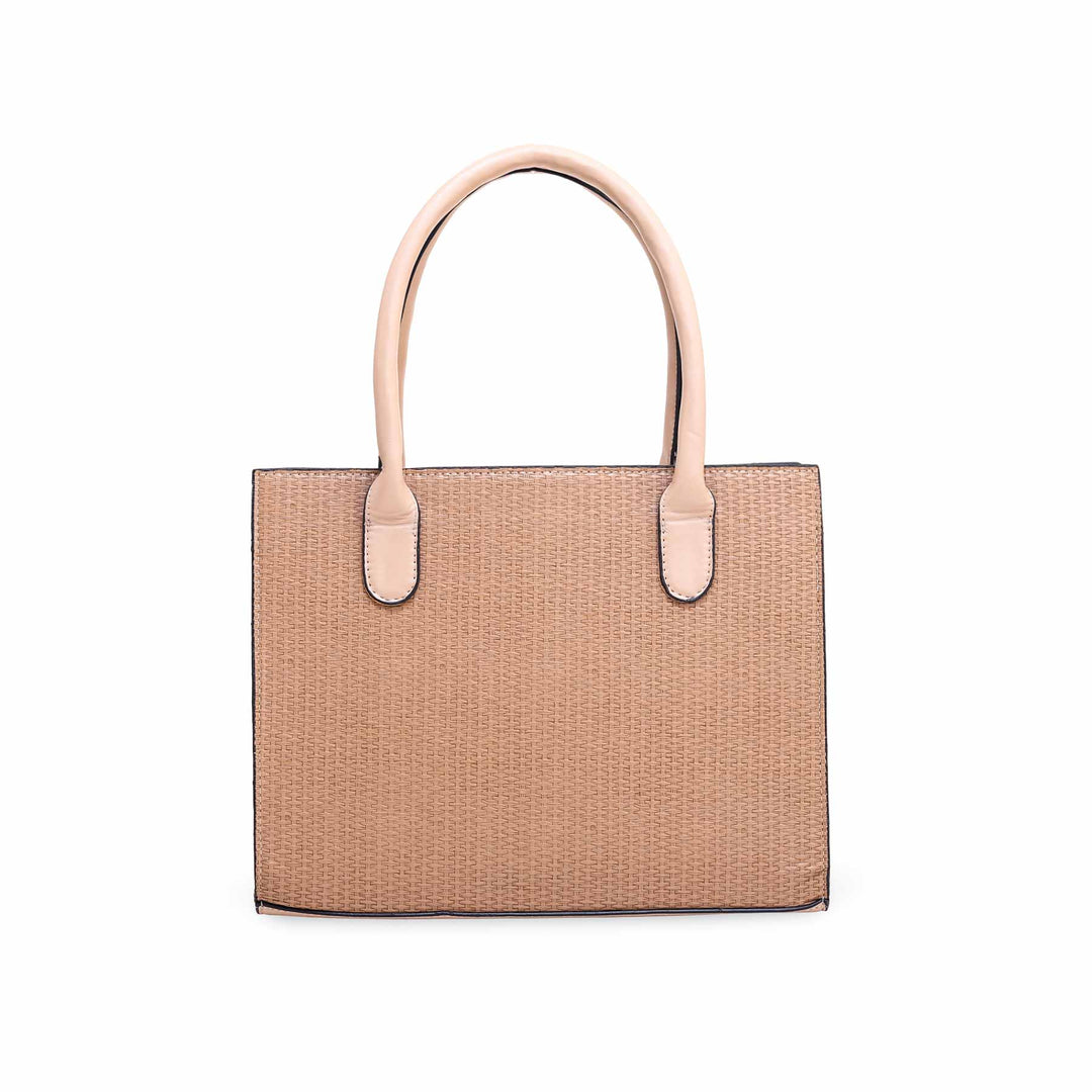 Beige Formal Hand Bag P55580