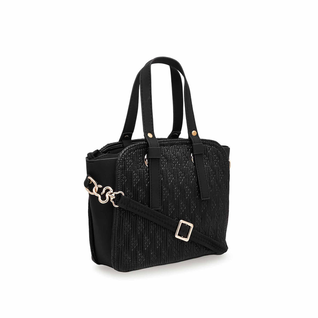 Black Formal Hand Bag P55587