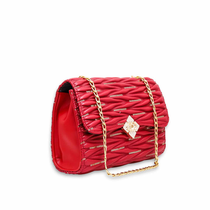 Maroon Casual Shoulder Bag P55596