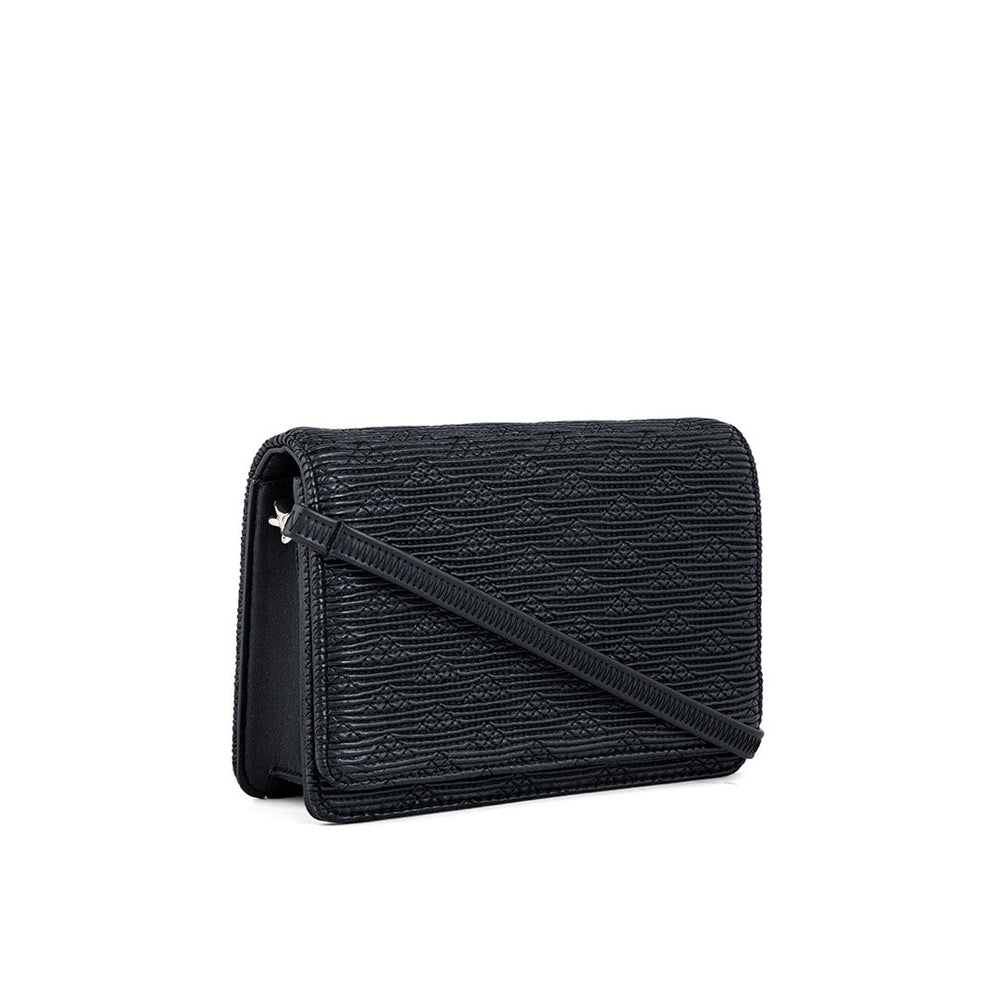 Black Fancy Shoulder Bag For Women P55617