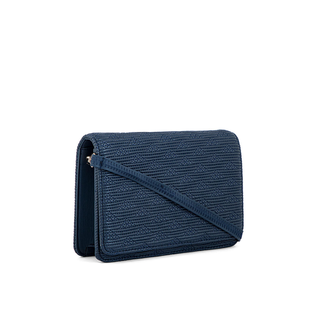 Navy Fancy Shoulder Bag P55617