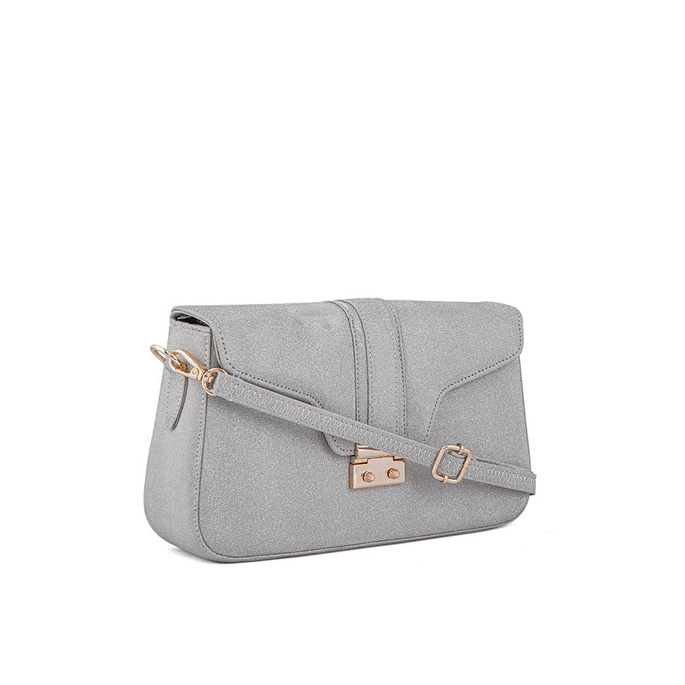 Golden Fancy Shoulder Bag For Ladies P55618