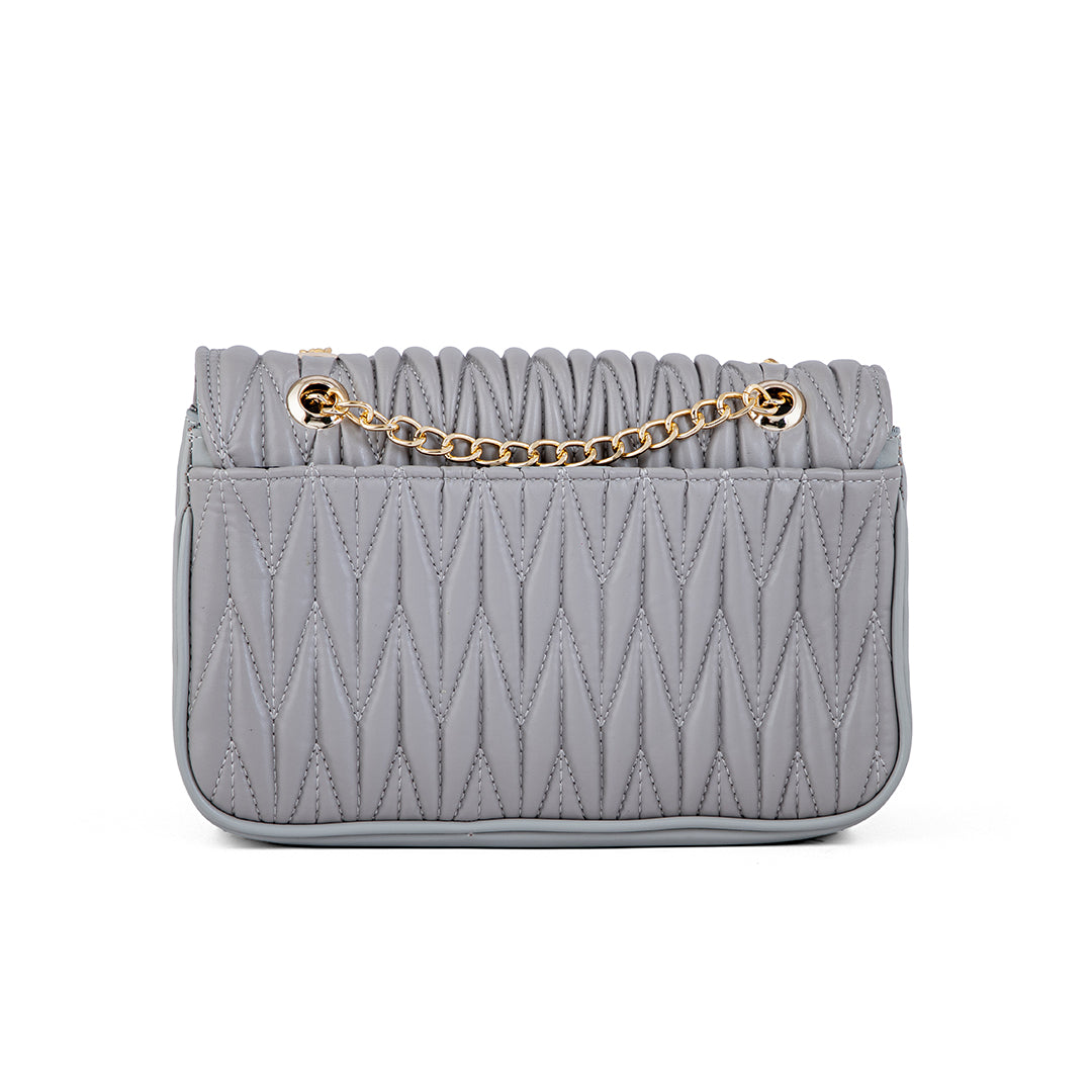Grey Formal Shoulder Bag P55620