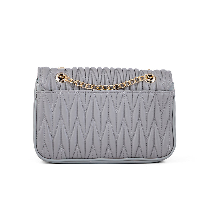 Grey Formal Shoulder Bag P55620