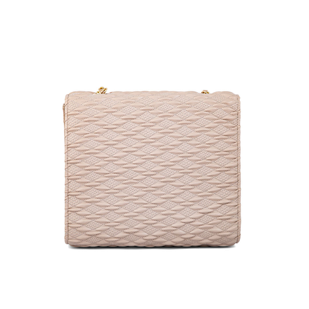 Beige Formal Shoulder Bag P55621