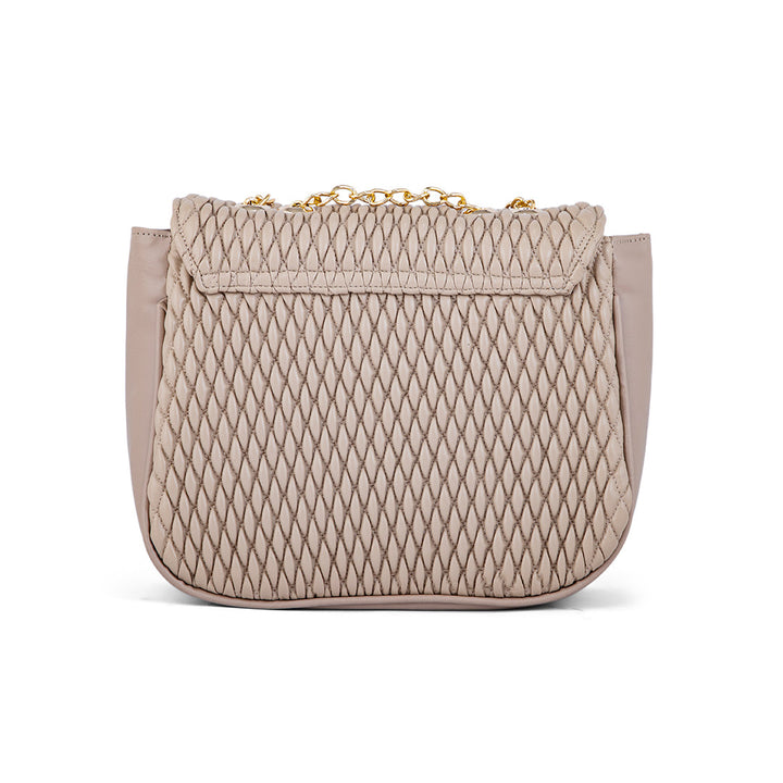 Beige Formal Shoulder Bag P55623