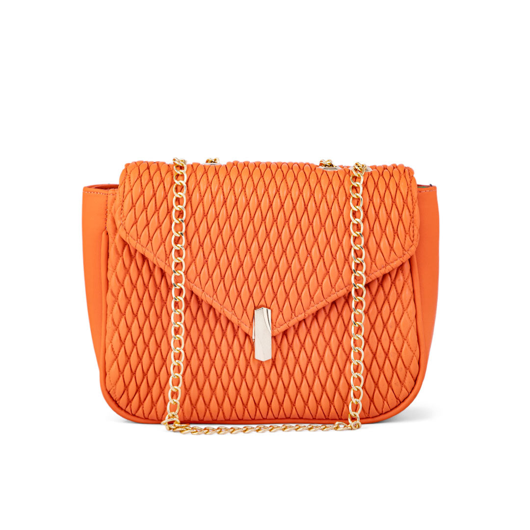 Orange Formal Hand Bag P55629