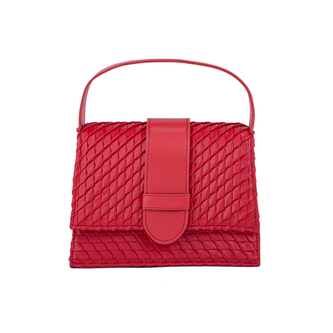 Red Women Casual Hand Bag P55630