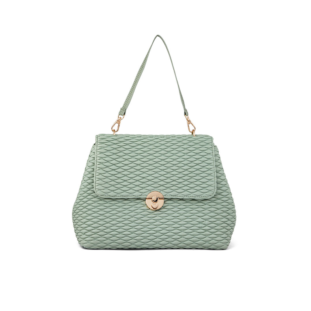 Green Casual Hand Bag For Women P55633