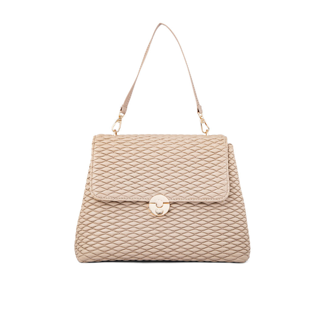 Beige Casual Hand Bag P55633