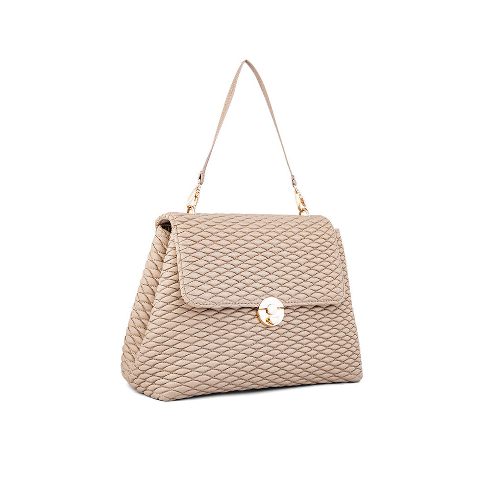Beige Casual Hand Bag P55633