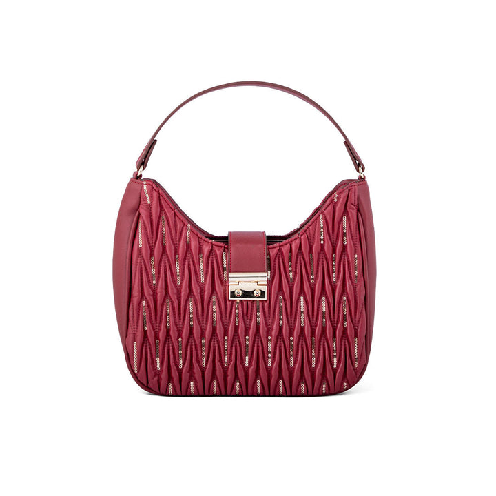 Maroon Casual Hand Bag For Ladies P55634