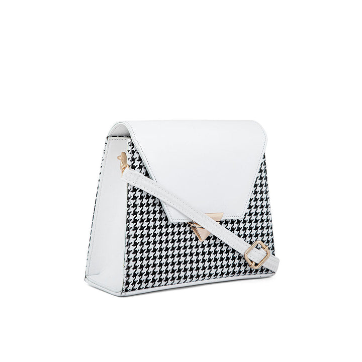 White Formal Shoulder Bag P55648