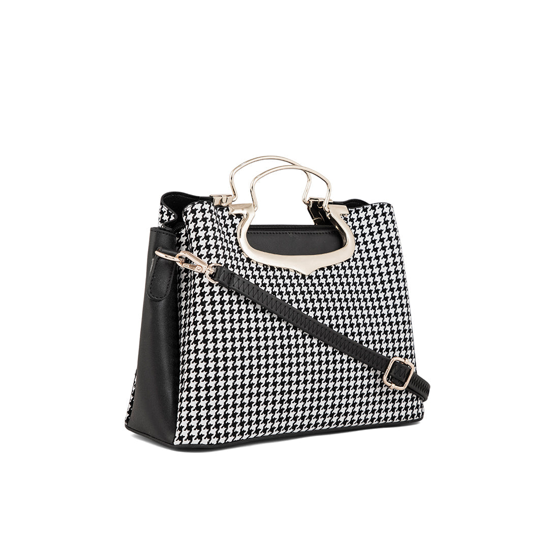 Black Formal Hand Bag P55649