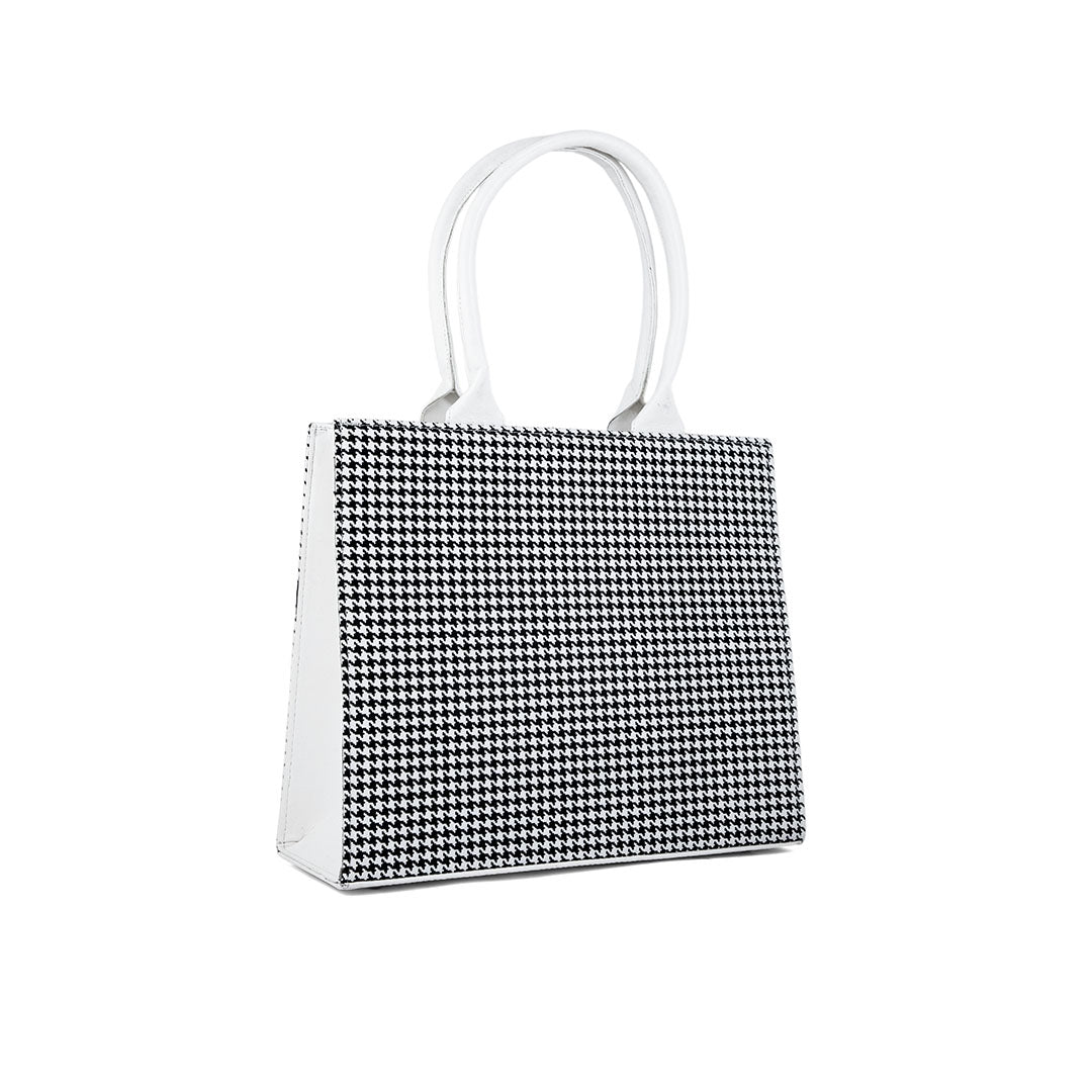 White Formal Hand Bag P55652