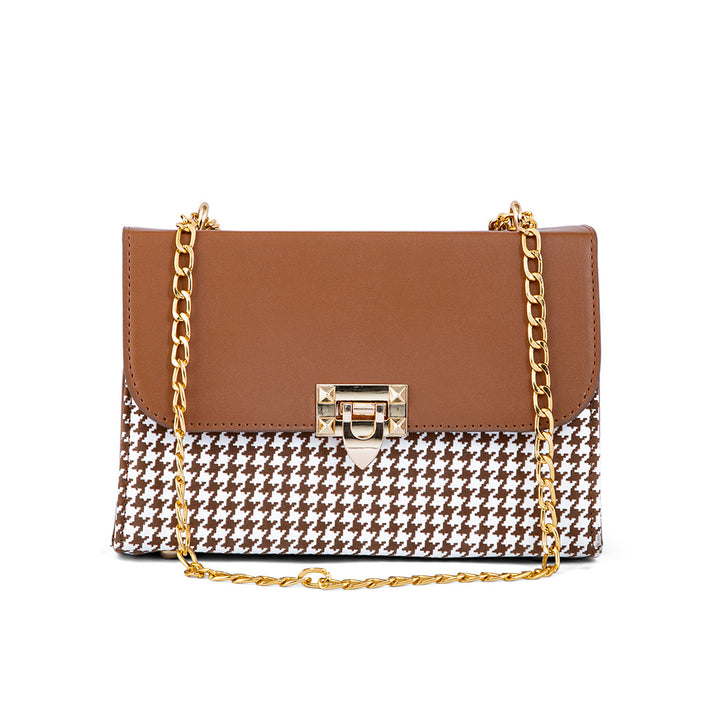 Brown Formal Shoulder Bag P55655