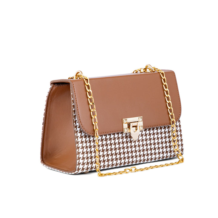 Brown Formal Shoulder Bag P55655