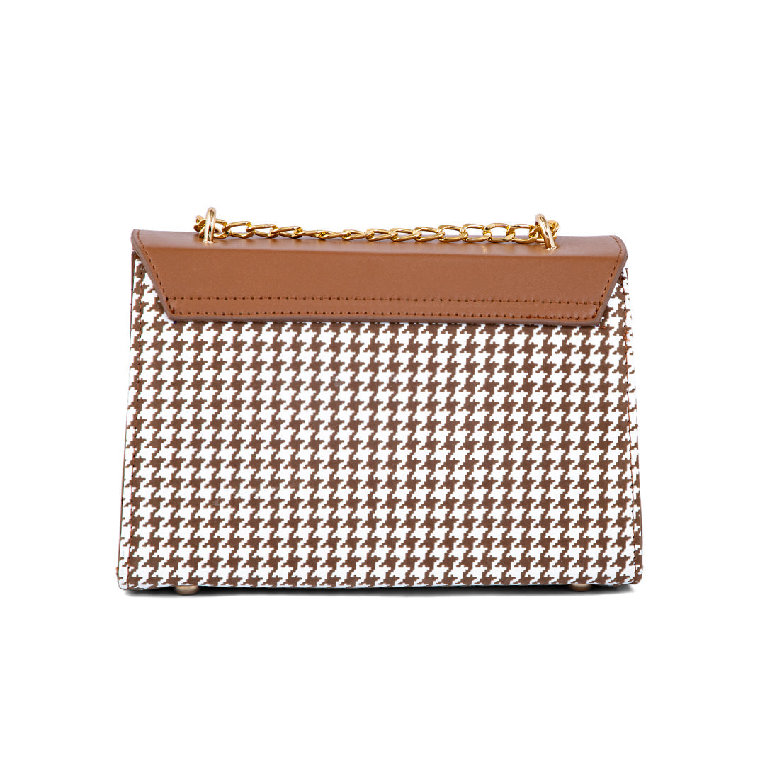 Brown Formal Shoulder Bag P55655