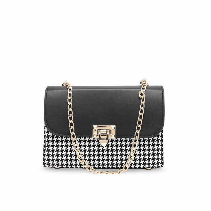 Black Formal Shoulder Bag P55656